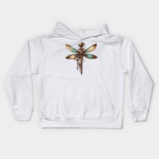 Unique Steampunk Dragonfly Kids Hoodie